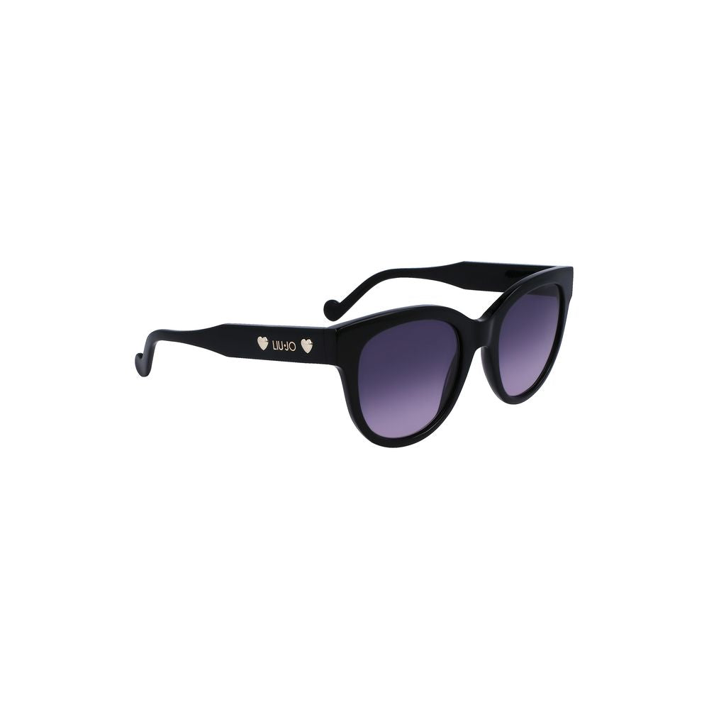 Liu Jo Black Haircalf Women Sunglass