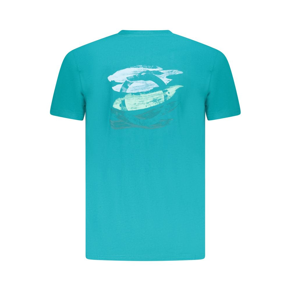 Trussardi Light Blue Cotton Men T-Shirt