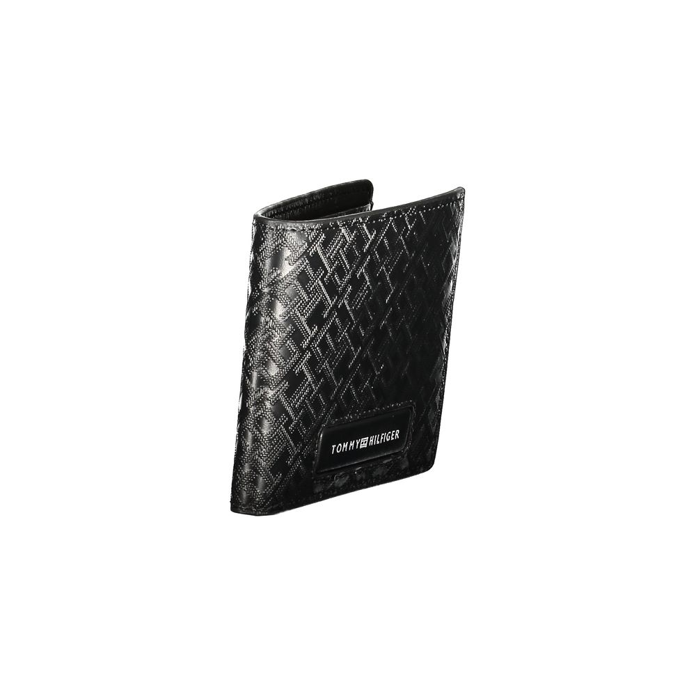 Tommy Hilfiger Black Leather Men Wallet