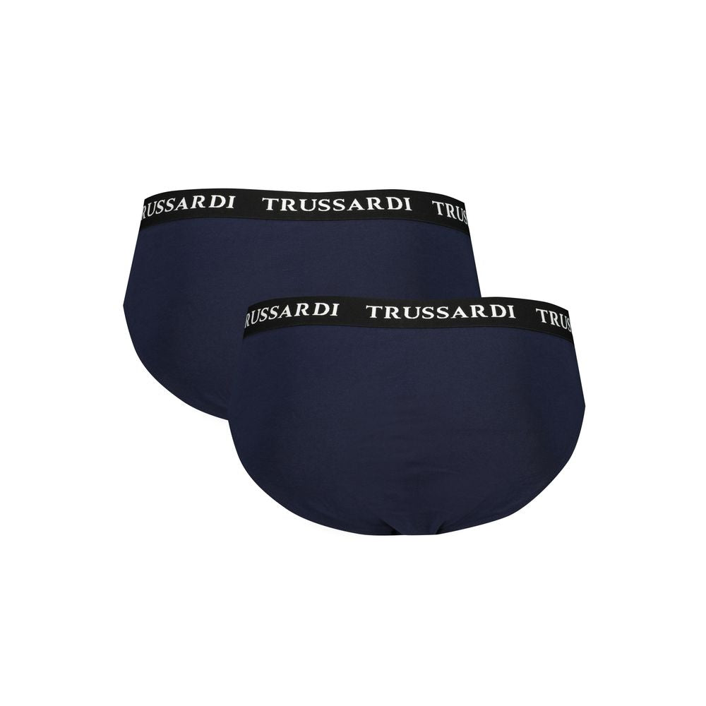 Trussardi Blue Cotton Men Underwear Pack