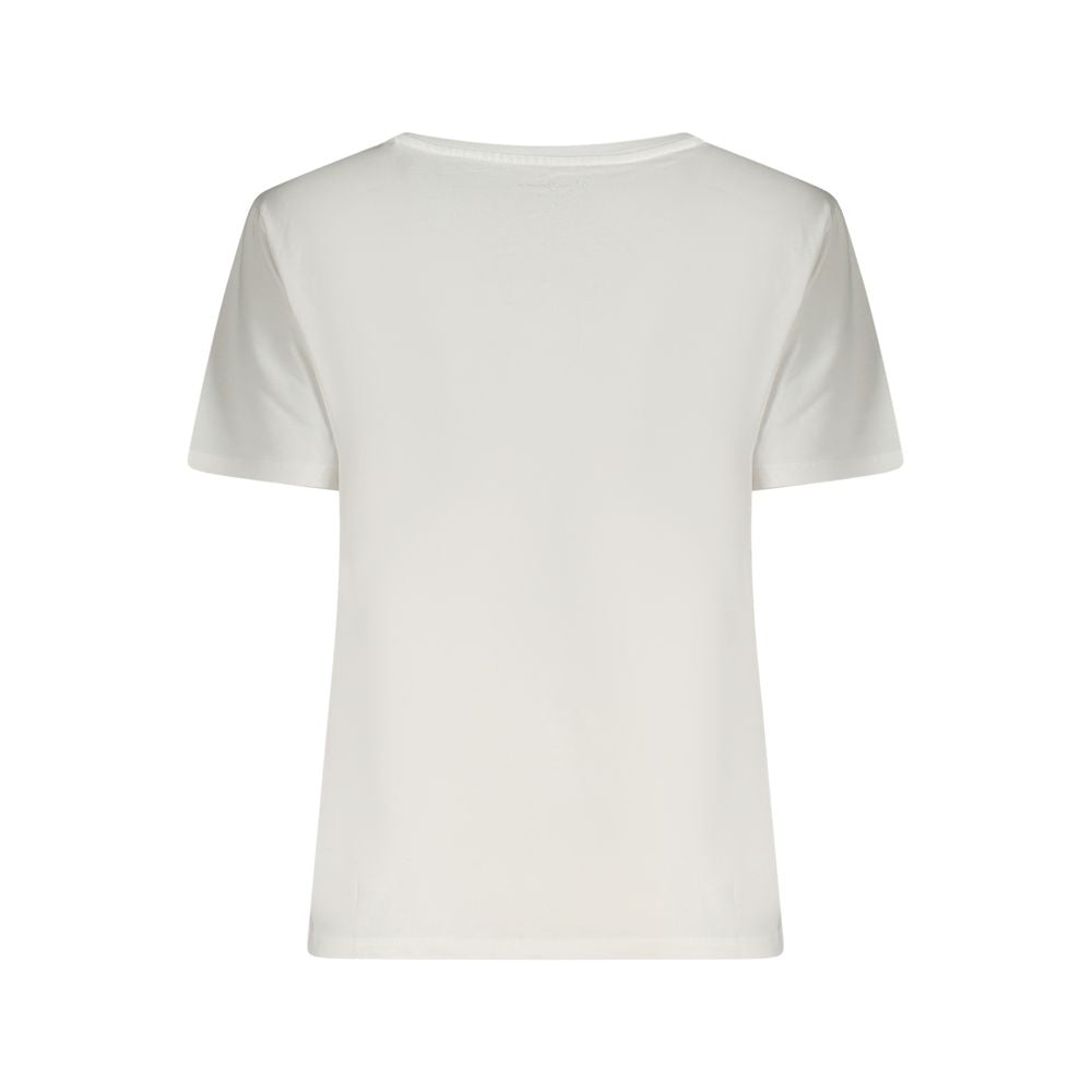 Pepe Jeans White Cotton Tops & T-Shirt