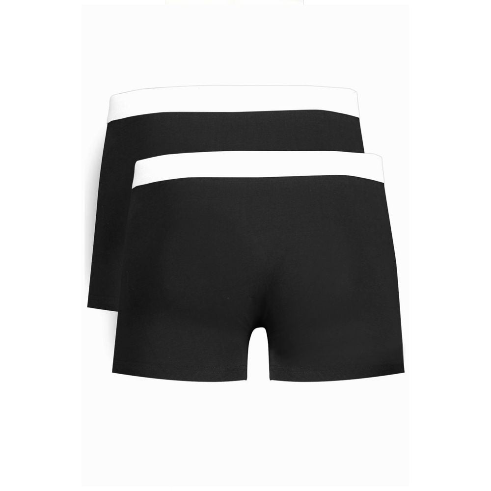 Trussardi Black Cotton Men Boxer