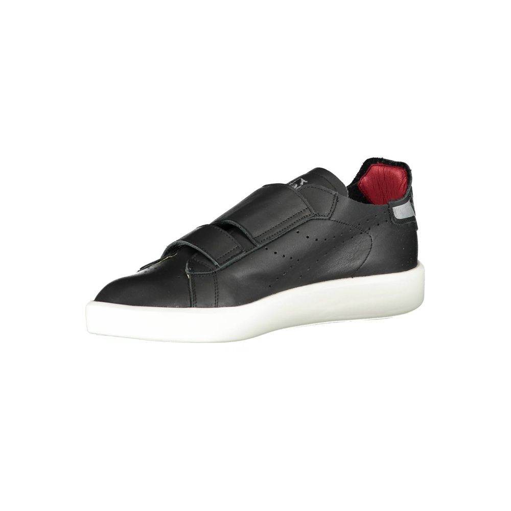 Diadora Black Leather Men Sneaker