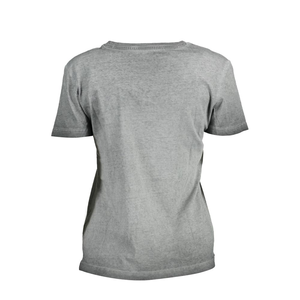 Guess Jeans Black Cotton Women T-Shirt