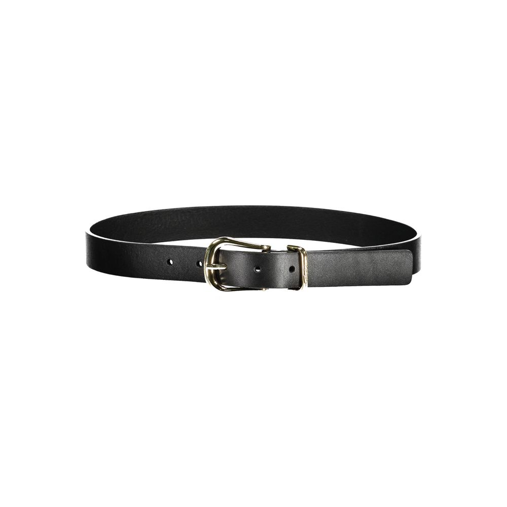 Tommy Hilfiger Black Leather Women Belt