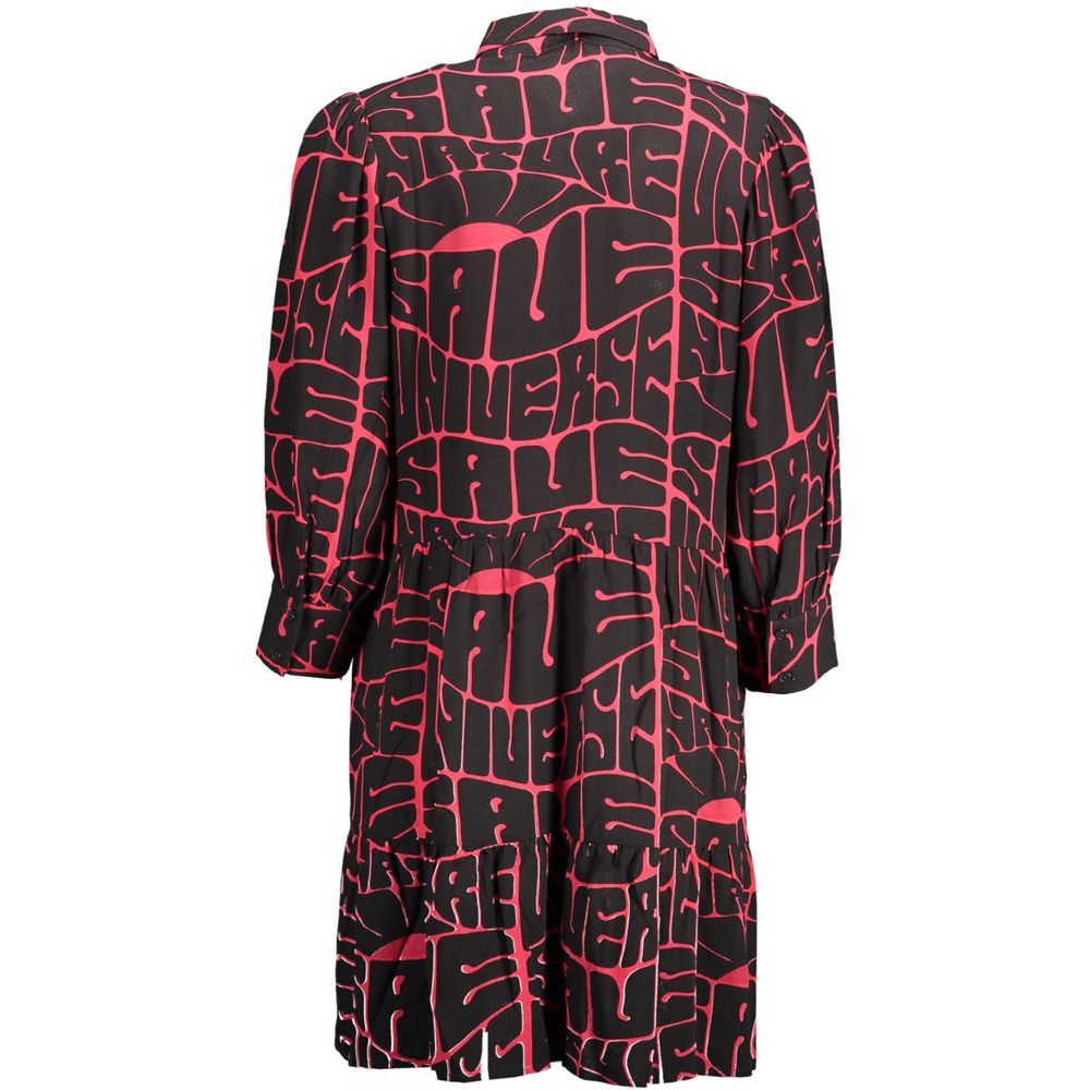 Desigual Black Viscose Women Dress