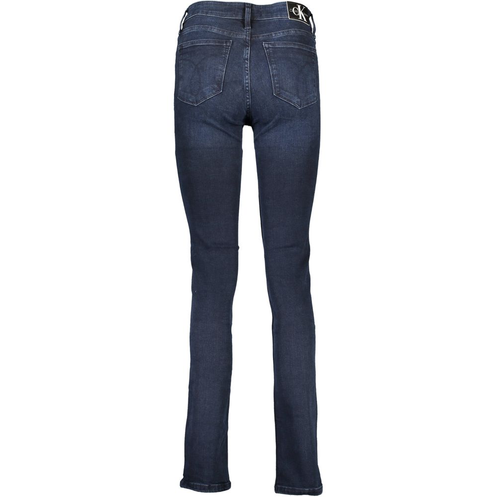 Calvin Klein Blue Cotton Jeans & Pant