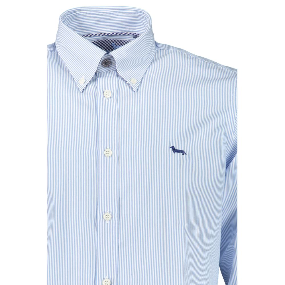 Harmont & Blaine Light Blue Cotton Men Shirt