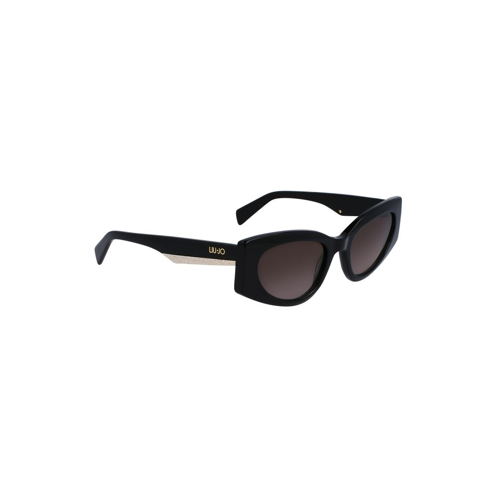 Liu Jo Black Haircalf Women Sunglass