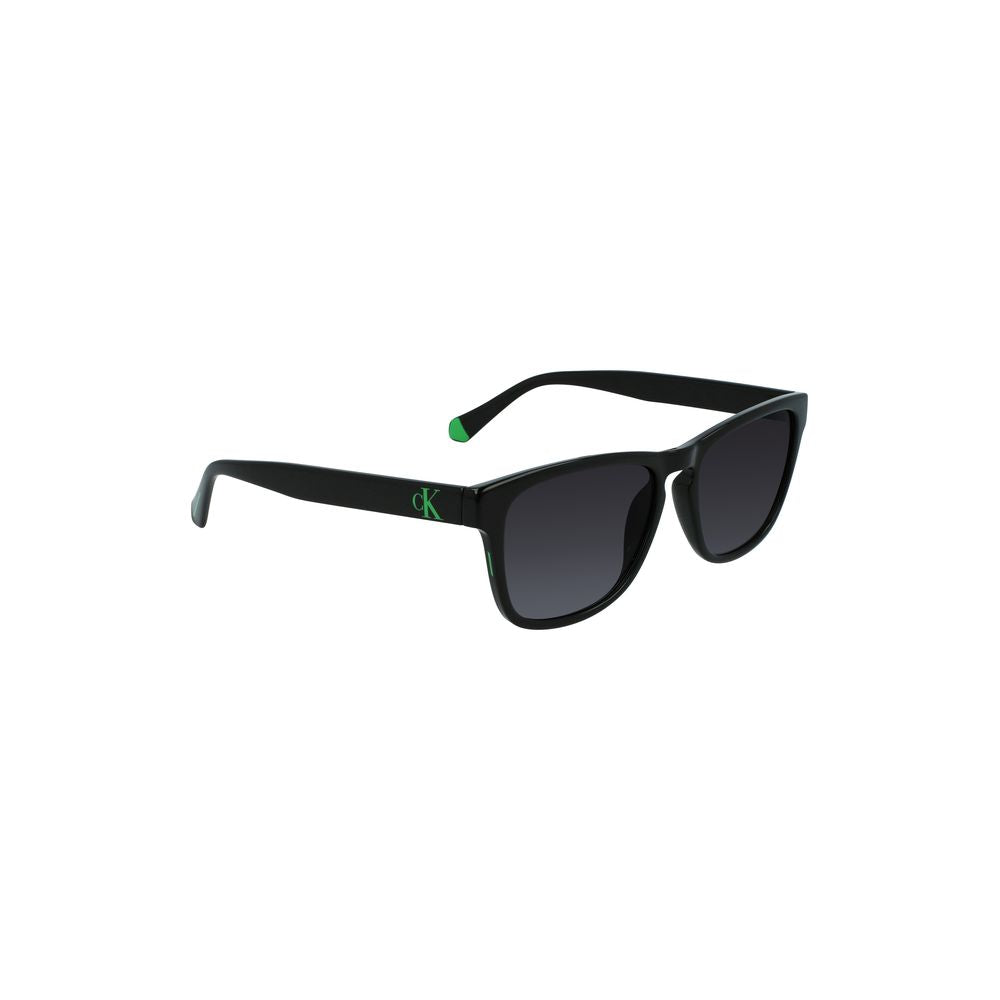 Calvin Klein Black Plastic Men Sunglass