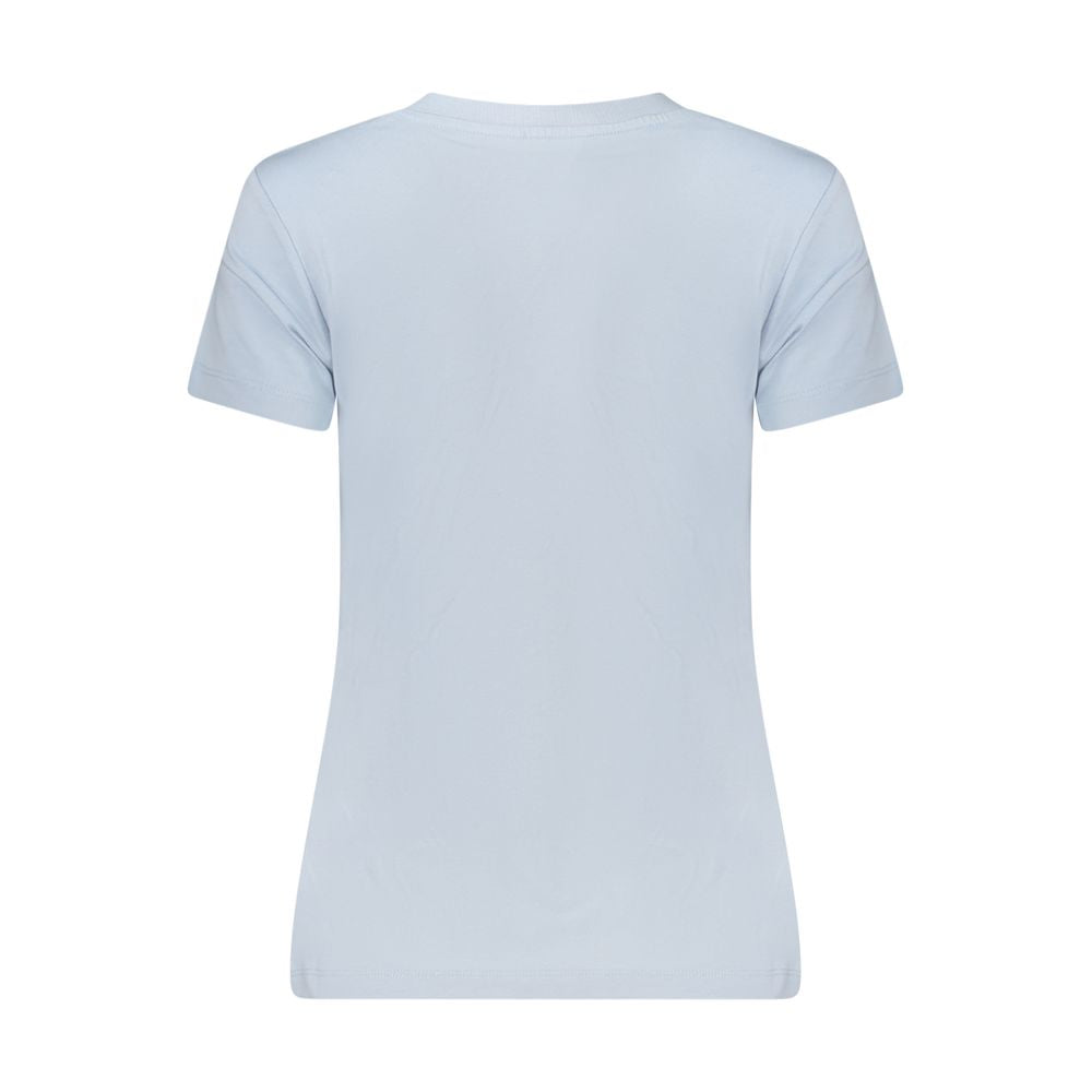 Calvin Klein Light Blue Cotton Women T-Shirt