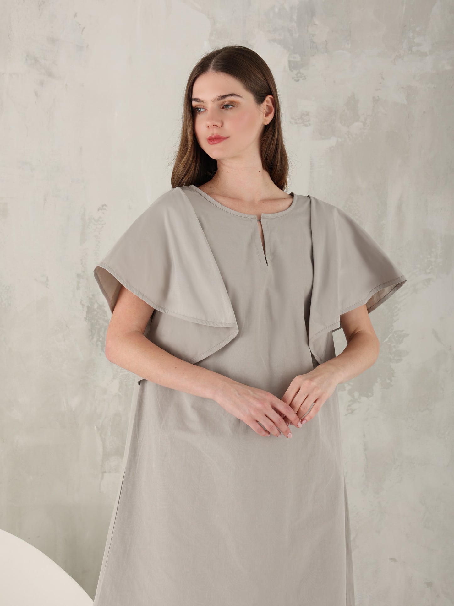 قفطان ماريا رمادي من التفتا