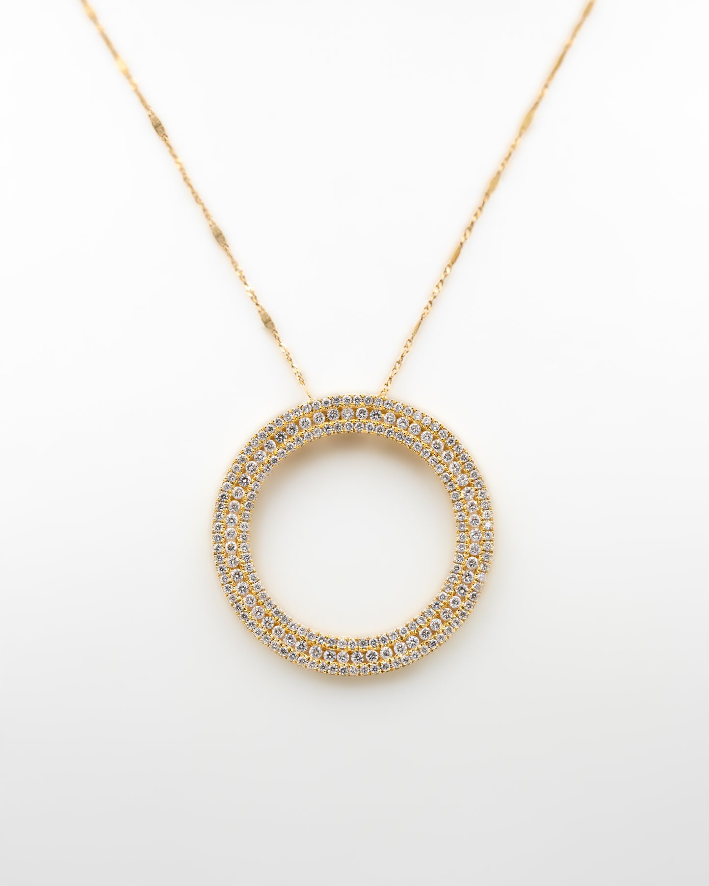 NATURAL DIAMOND SUNLIT NECKLACE