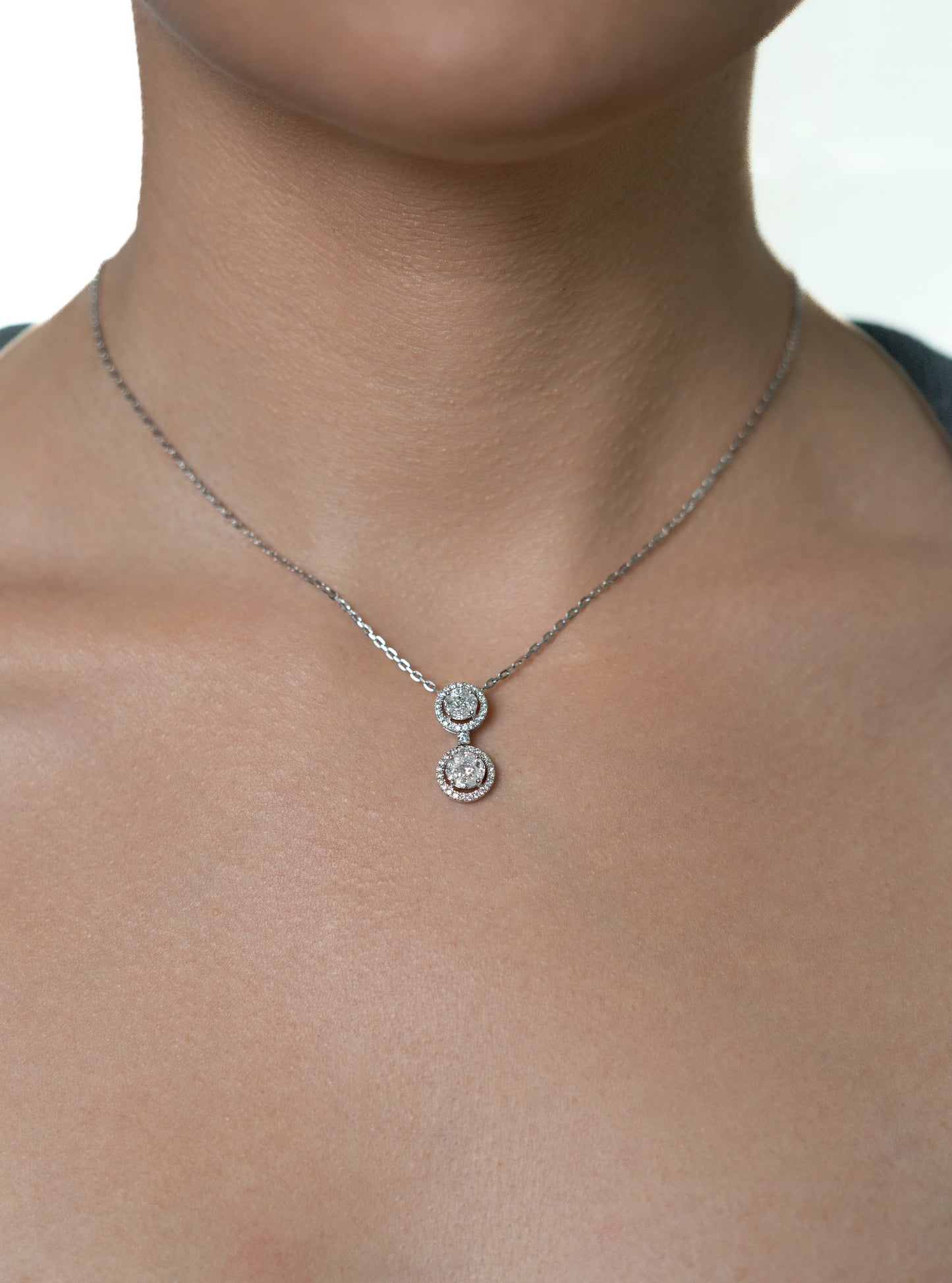 NATURAL DIAMOND DUAL NECKLACE