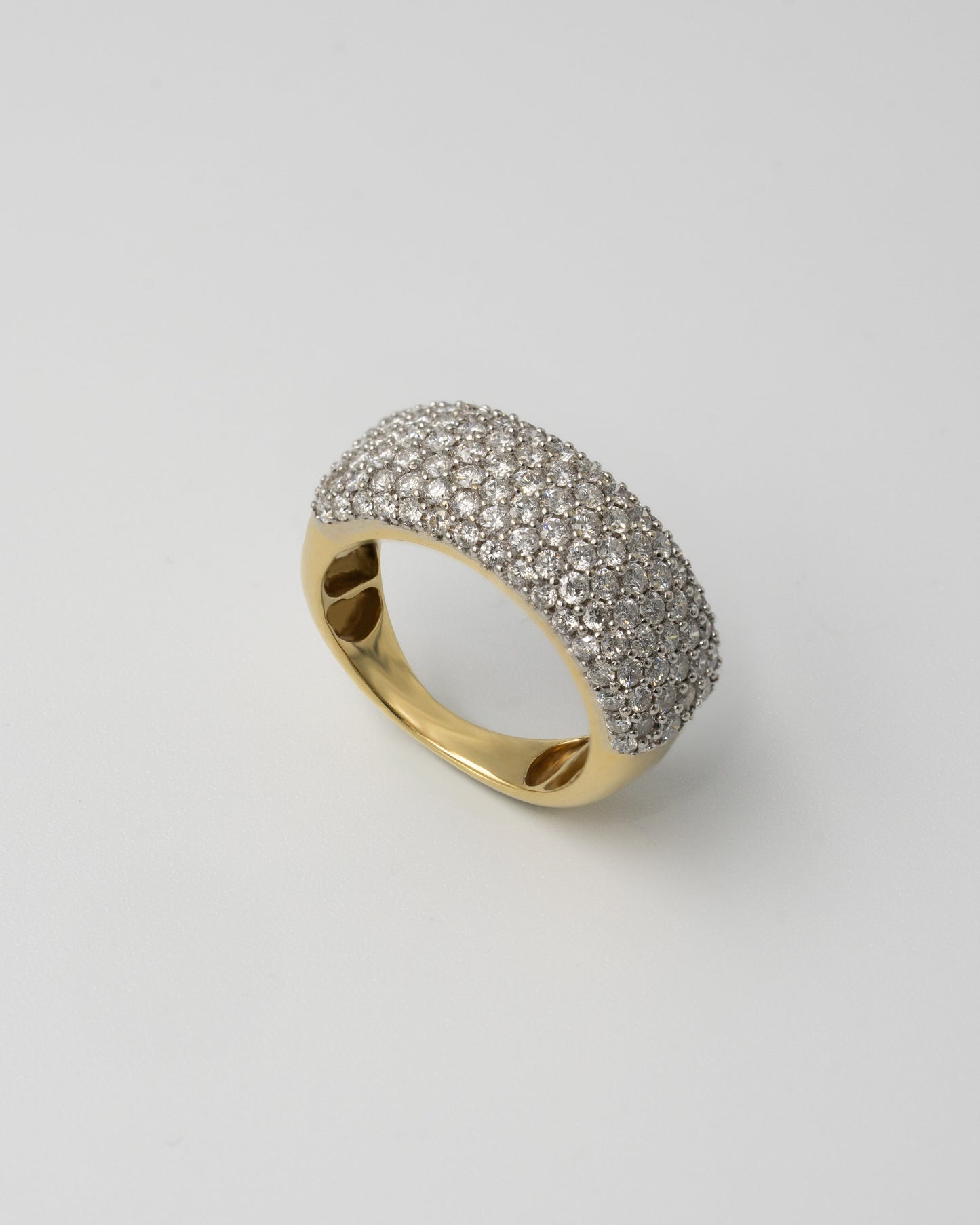NATURAL DIAMOND PAVE RING