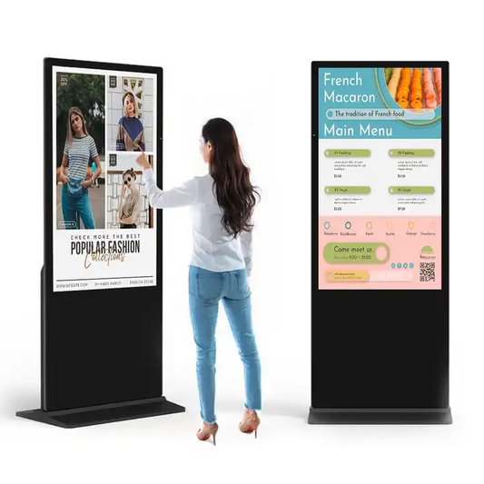 55inch Indoor LCD touch screen kiosk digital signage and displays advertising machine stand display screen