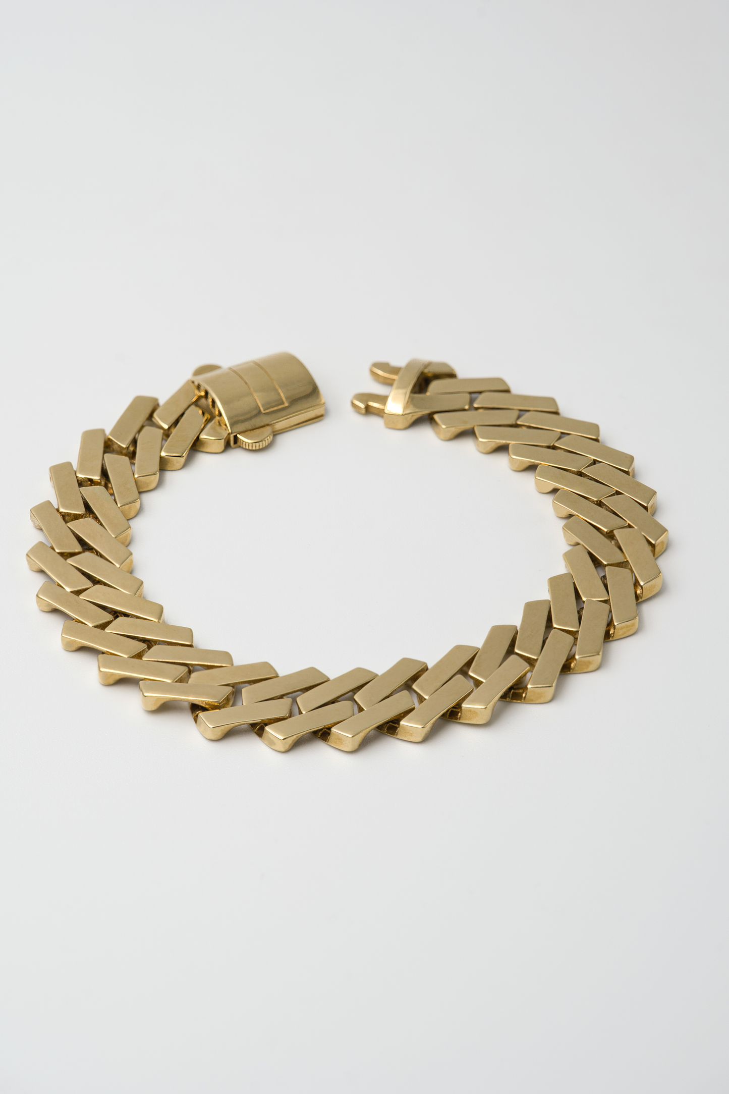 18K GOLD BRICK BY BRICK BRACELET