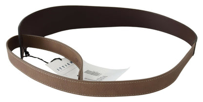 GF Ferre Elegant Dark Brown Braided Leather Belt