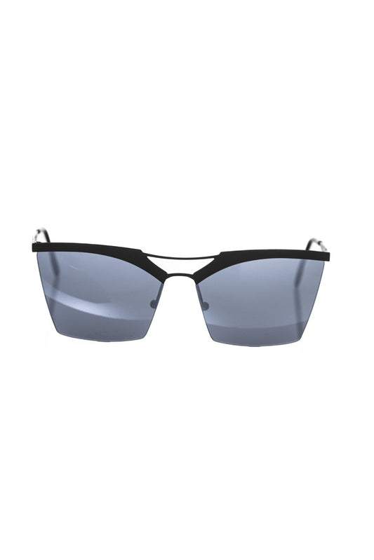 Frankie Morello Black Metallic Women's Sunglass