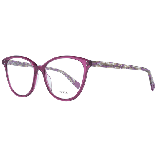 Furla Elegant Cat Eye Purple Eyeglasses for Women