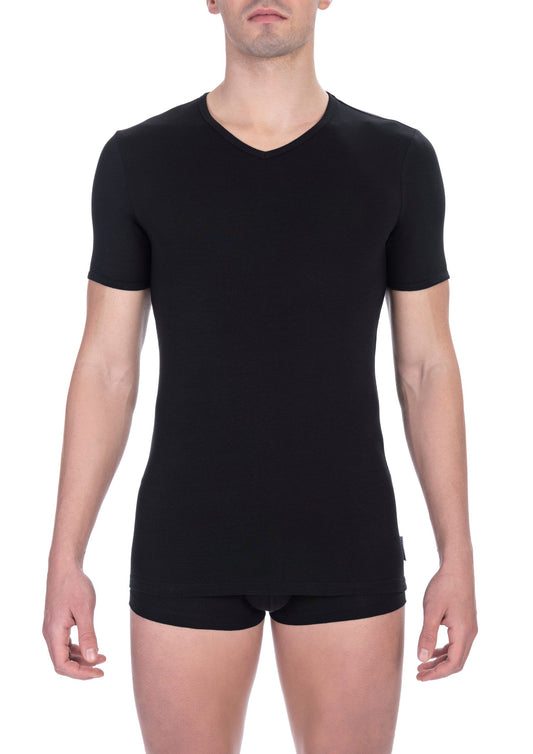 Bikkembergs "Black Cotton Men T-Shirt"