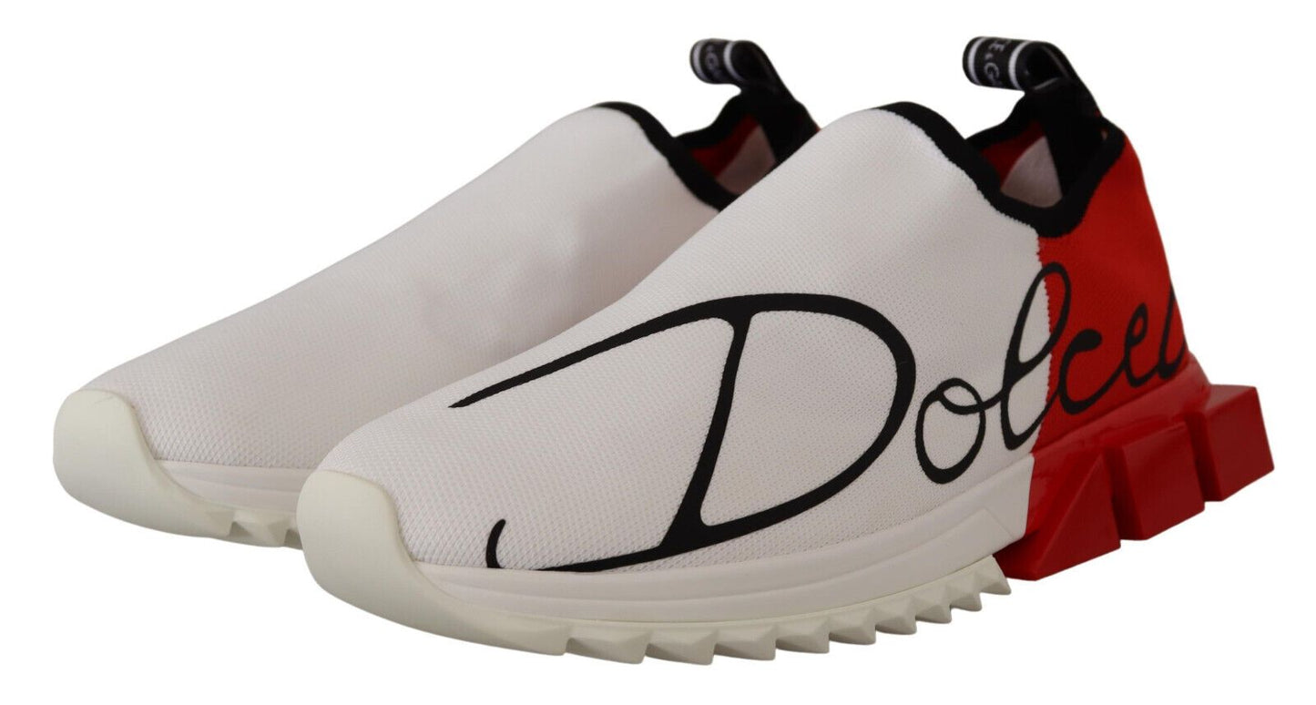 Dolce & Gabbana Elegant Sorrento Sneakers in White