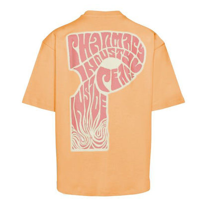 Pharmacy Industry Vibrant Orange Graphic Crewneck Tee