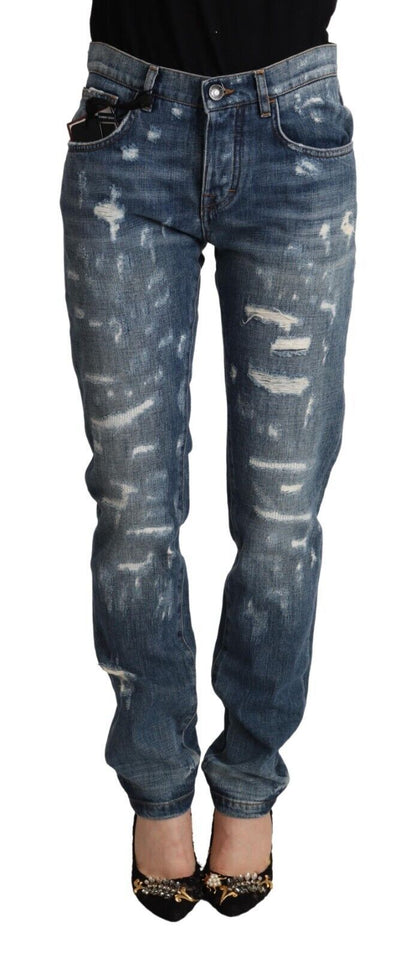 Dolce & Gabbana Elegant Skinny Denim Jeans for the Modern Woman