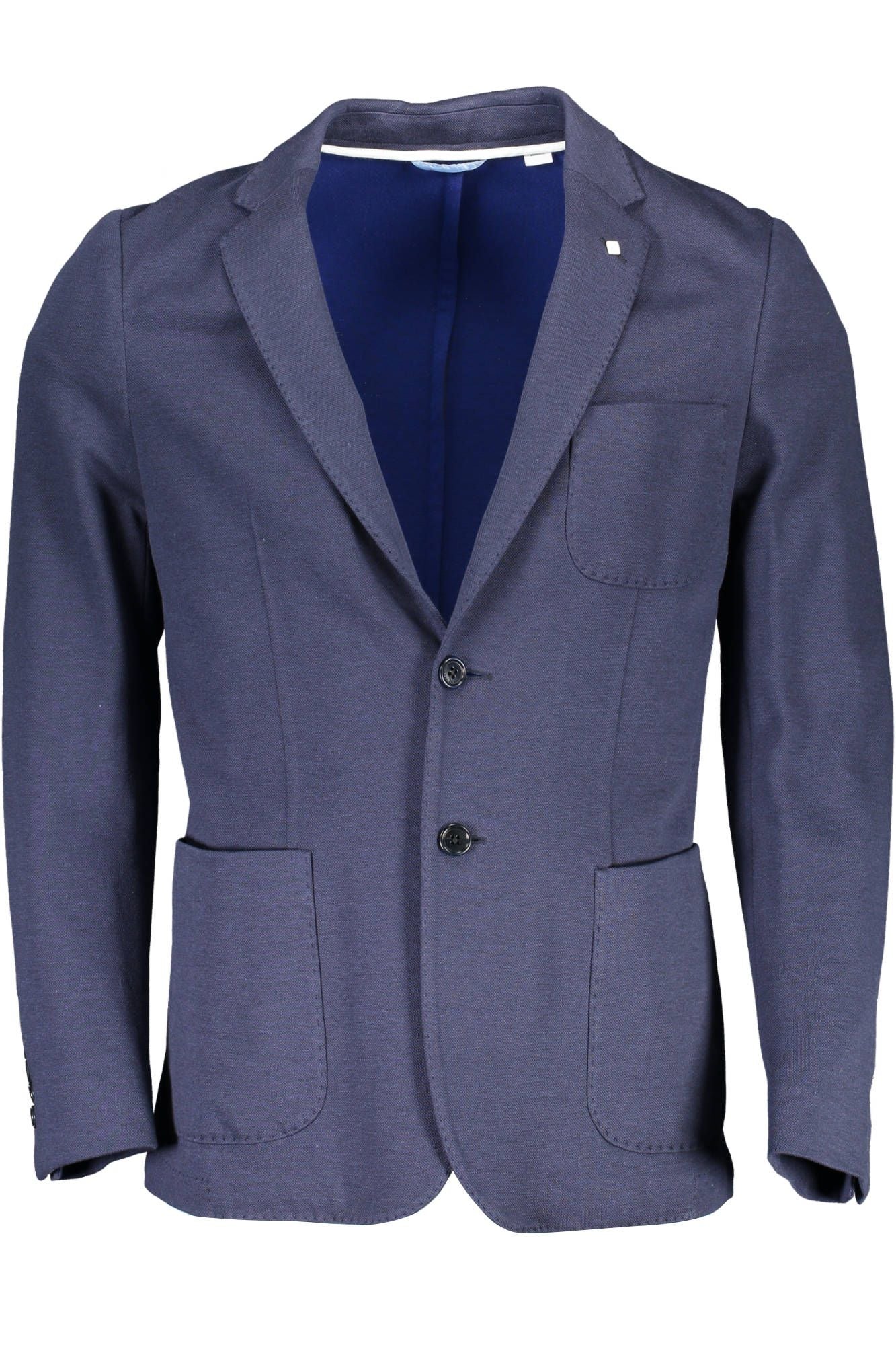 Gant Blue Cotton Men Jacket