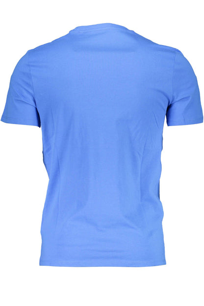 Guess Jeans Blue Cotton Men T-Shirt