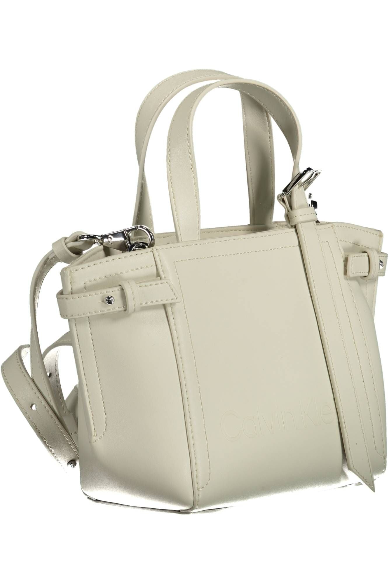 Calvin Klein White Polyester Women Handbag