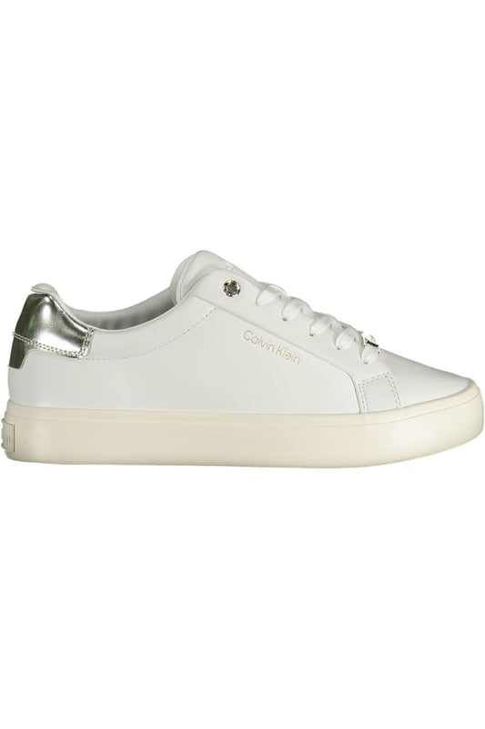 Calvin Klein White Leather Women Sneaker