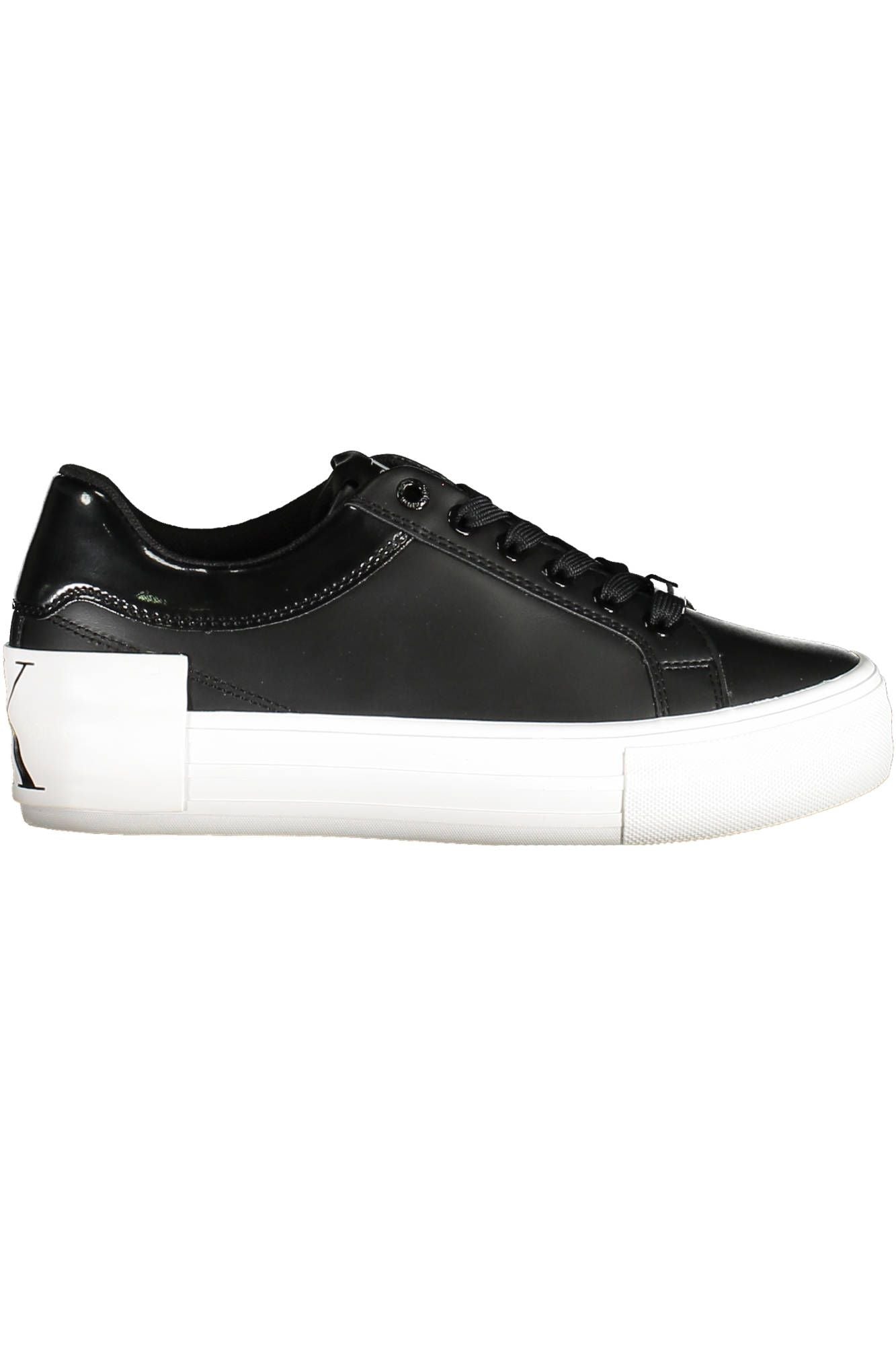 Calvin Klein Black Leather Women Sneaker