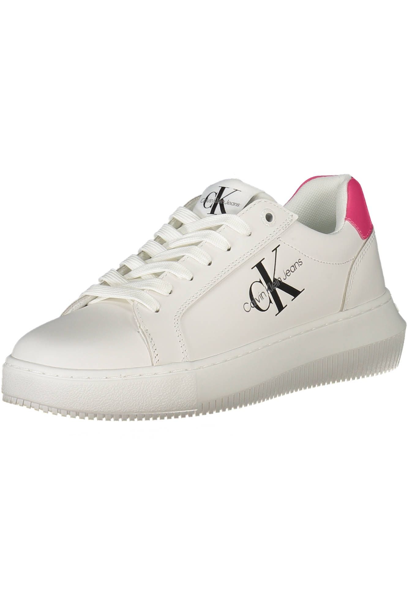 Calvin Klein White Leather Women Sneaker