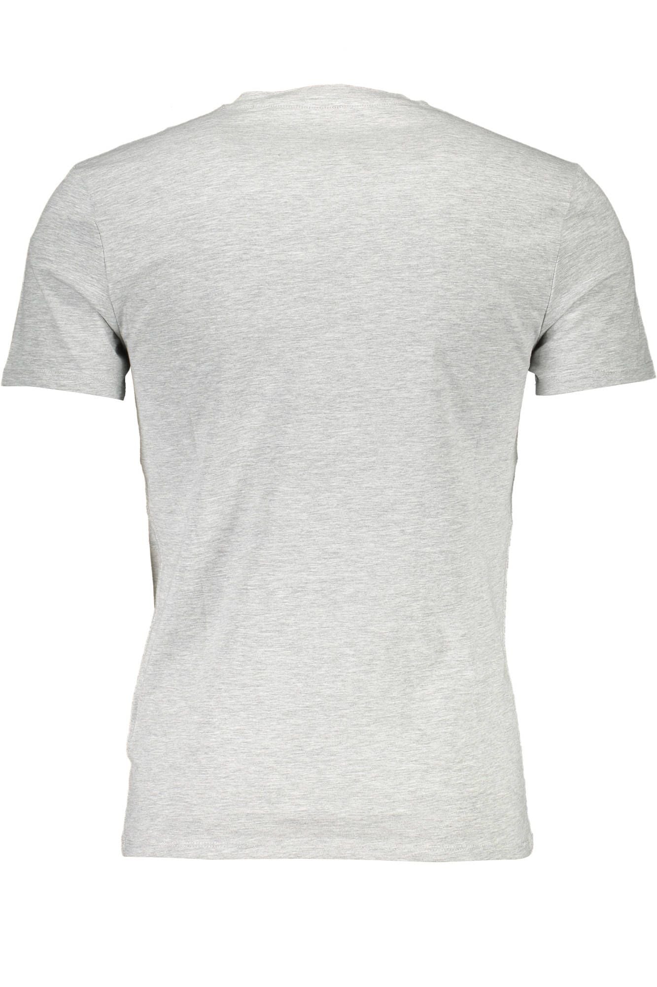 Guess Jeans Gray Cotton Men T-Shirt