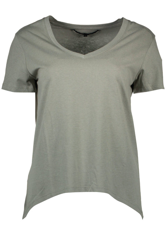 Silvian Heach Green Cotton Women T-Shirt