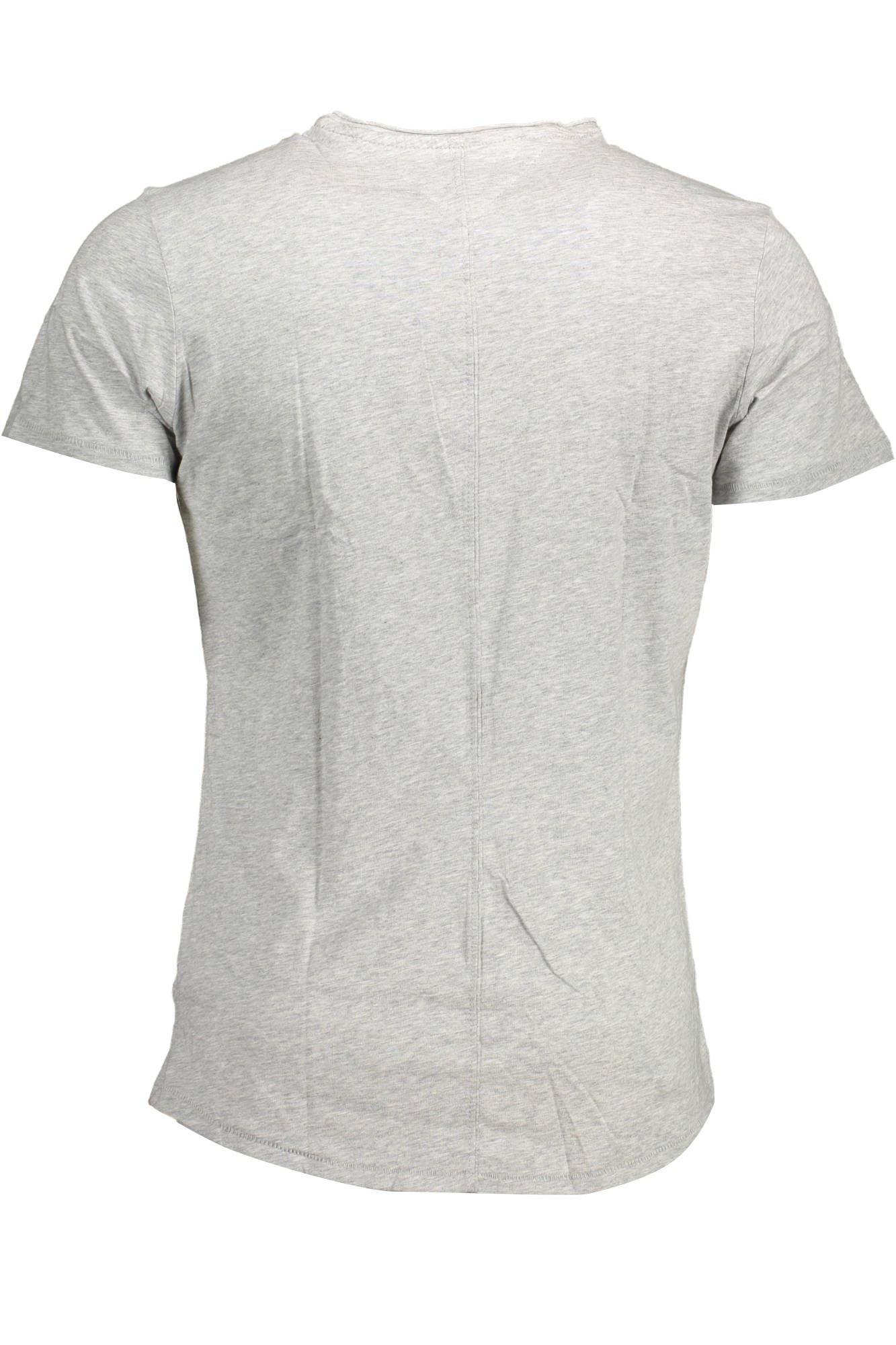 Tommy Hilfiger Gray Polyester Men T-Shirt