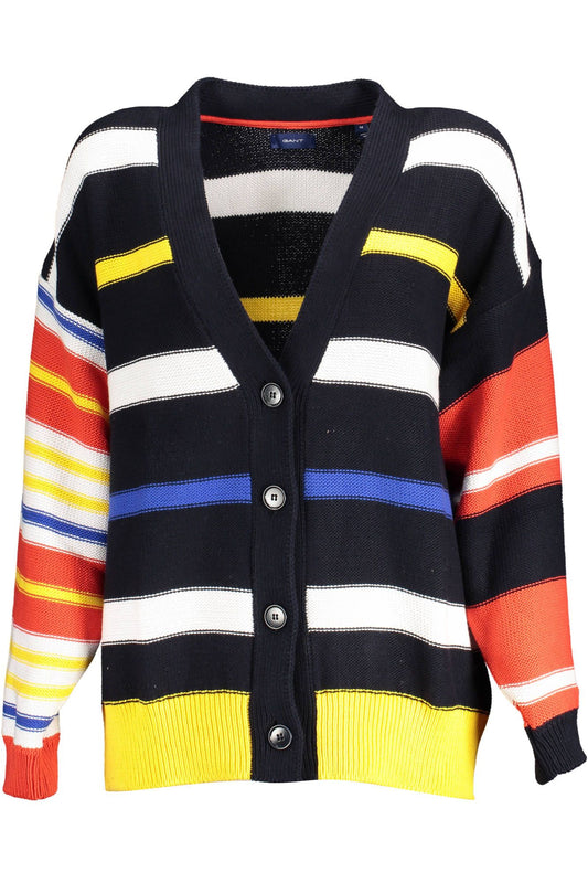 Gant Blue Cotton Women Cardigan