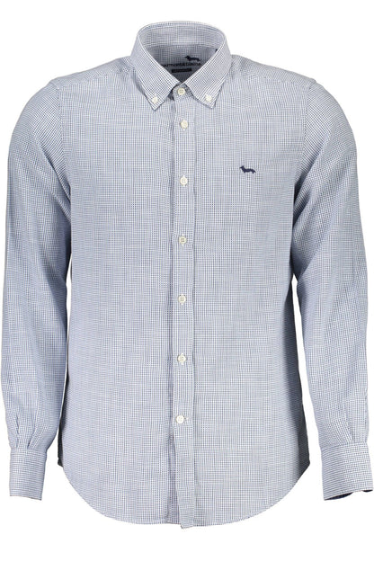 Harmont & Blaine Light Blue Cotton Men Shirt