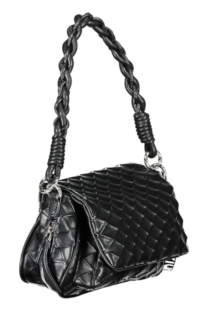 Desigual Chic Black Expandable Shoulder Bag