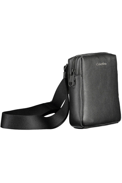 Calvin Klein Black Polyester Men Shoulder Bag