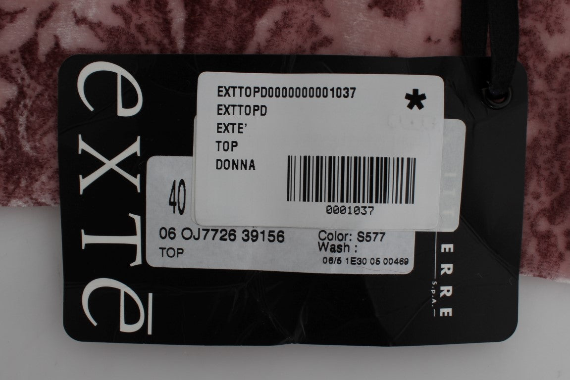 إكست مزيج الحرير الأزهار طباعة الأعلى