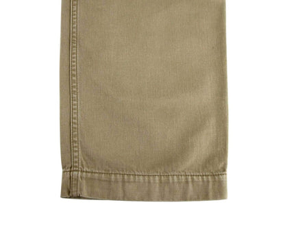 Light Brown Washed Cotton Pant Gucci Print