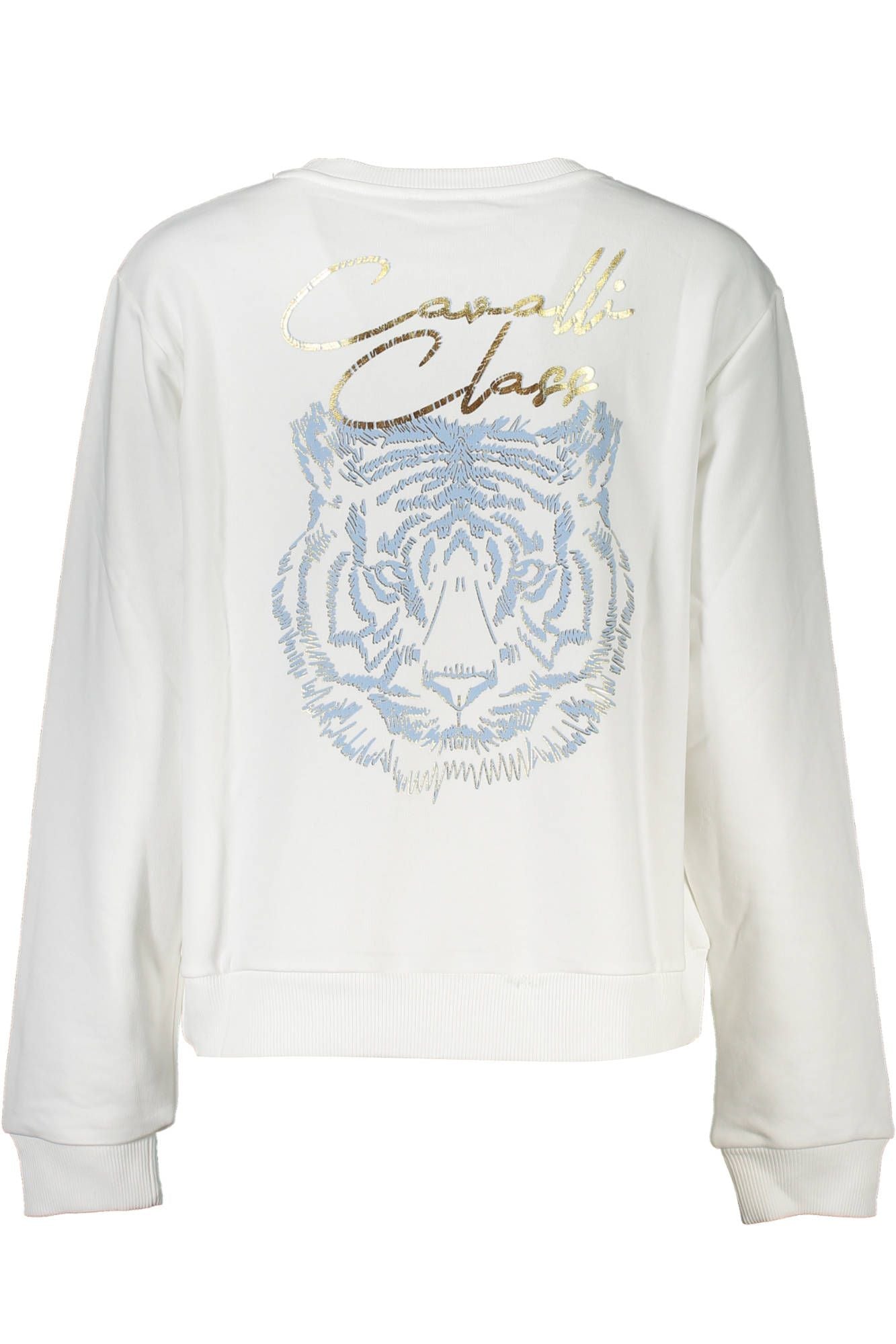 Cavalli Class White Cotton Women Sweater