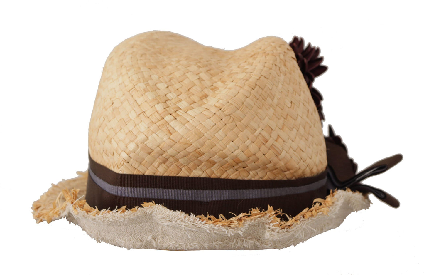 قبعة دلو من دولتشي آند غابانا أنيقة باللون الأصفر الفاتح