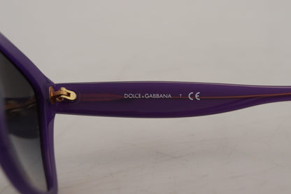 Dolce & Gabbana Elegant Purple Gradient Lens Sunglasses