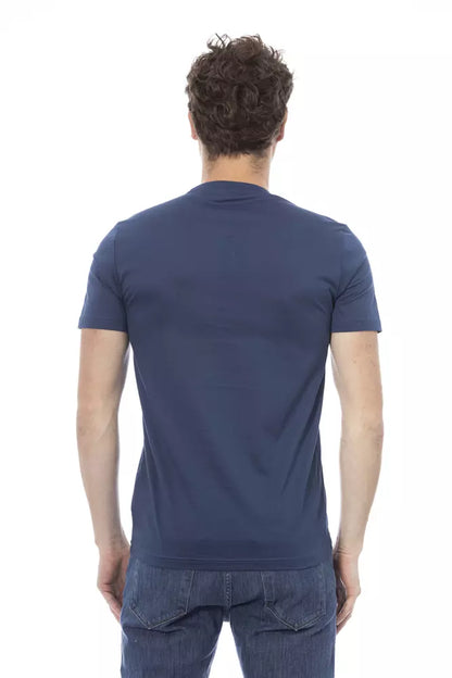 Baldinini Trend Blue Cotton Men's T-Shirt