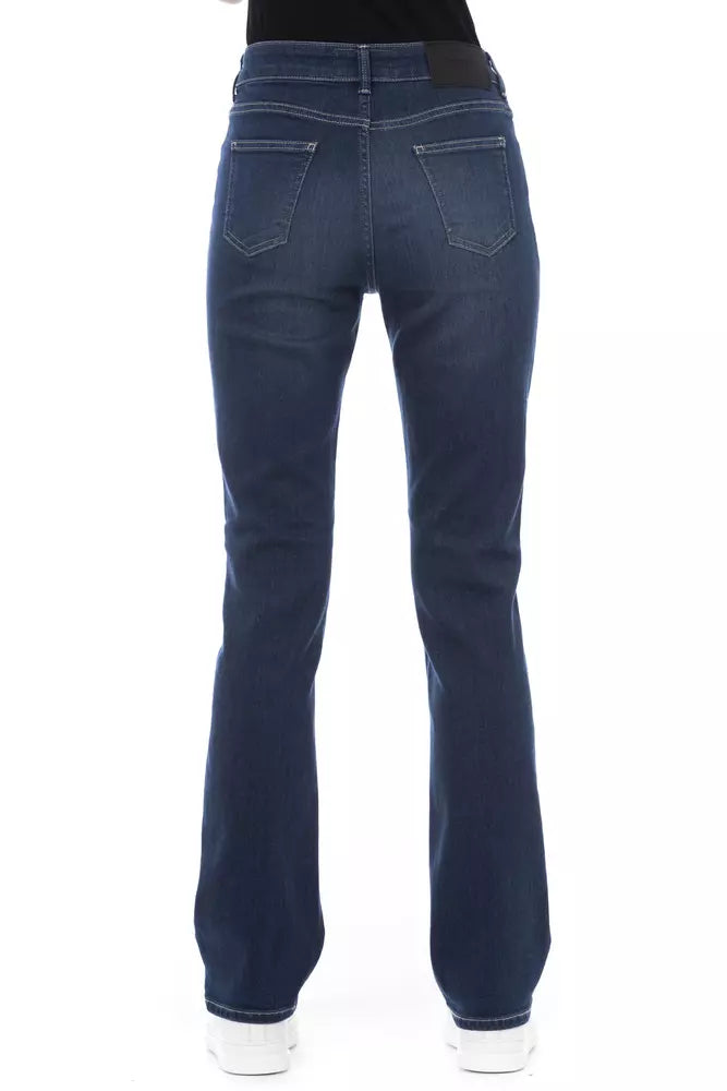 Baldinini Trend Blue Cotton Women Jeans