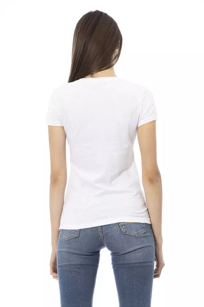 Trussardi Action White Cotton Women's Tee