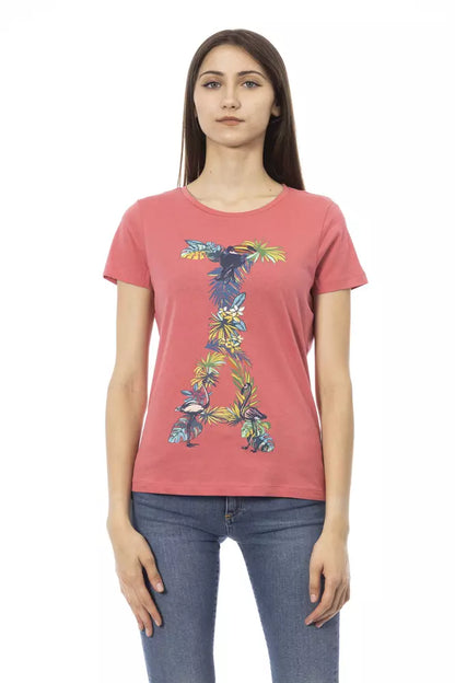 Trussardi Action Fuchsia Cotton Women T-Shirt